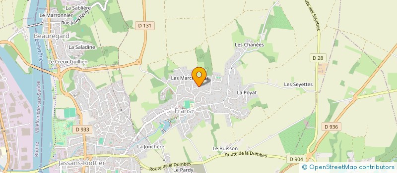 localisation de l'entreprise MADAME LAETITIA MARTIN à FRANS