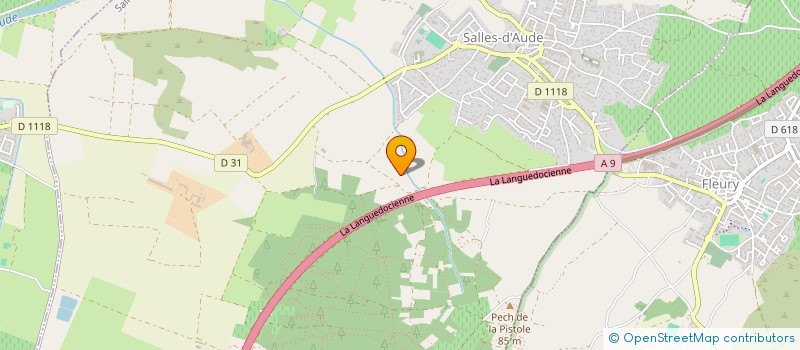 localisation de l'entreprise MADAME LAETITIA MARTINEZ  SALLES D AUDE