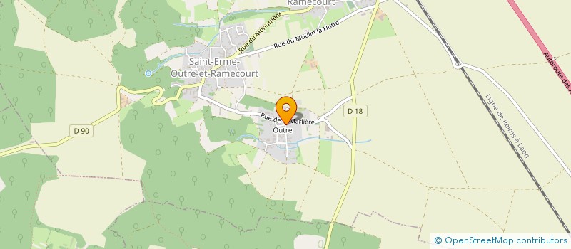 localisation de l'entreprise MADAME LAETITIA MARTINS CRISTINO  SAINT-ERME-OUTRE-ET-RAMECOURT