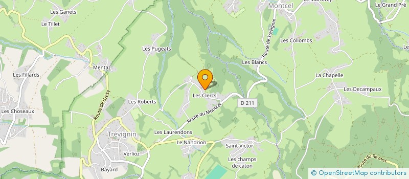 localisation de l'entreprise MADAME LAETITIA MARTY-DAGUENET à TREVIGNIN
