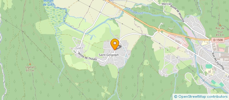 localisation de l'entreprise MADAME LAETITIA MARULLAZ  GIEZ