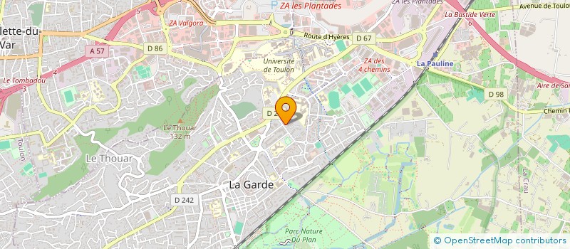 localisation de l'entreprise MADAME LAETITIA MARZO à LA GARDE