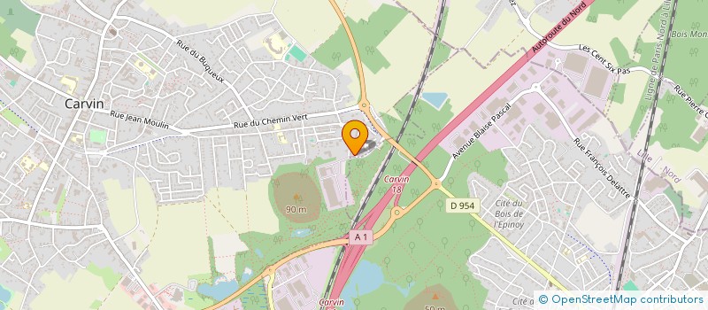 localisation de l'entreprise MADAME LAETITIA MASCLEF à CARVIN