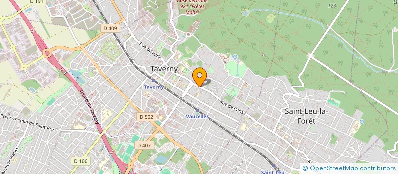 localisation de l'entreprise MADAME LAETITIA MASSE à TAVERNY