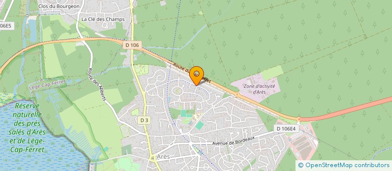 localisation de l'entreprise MADAME LAETITIA MASSE  ARES