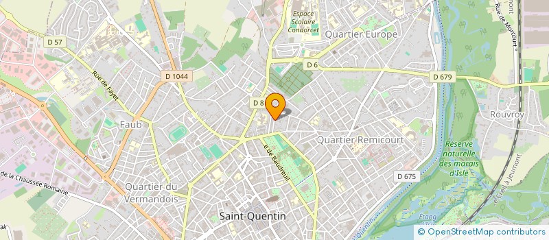 localisation de l'entreprise MADAME LAETITIA MATHELON à SAINT QUENTIN
