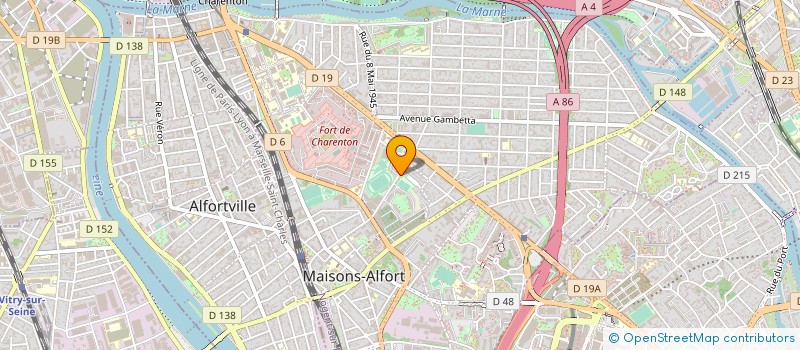 localisation de l'entreprise MADAME LAETITIA MATHIOT  MAISONS-ALFORT