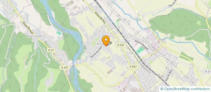 localisation de l'entreprise MADAME LAETITIA MAUDOS  ASSAT