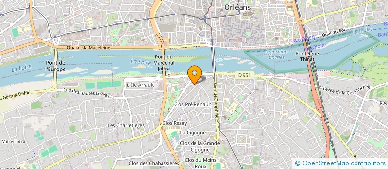 localisation de l'entreprise MADAME LAETITIA MAULAY  ORLEANS
