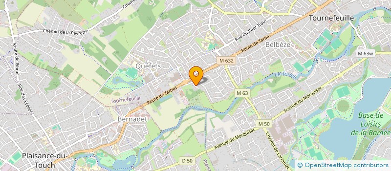 localisation de l'entreprise MADAME LAETITIA MAUREL  TOURNEFEUILLE