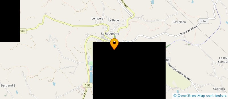 localisation de l'entreprise MADAME LAETITIA MAURIES  LAUTREC