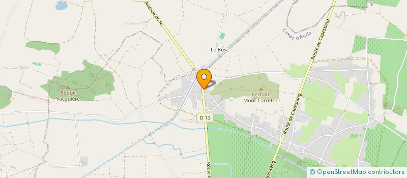 localisation de l'entreprise MADAME LAETITIA MAURY  CUXAC-D'AUDE