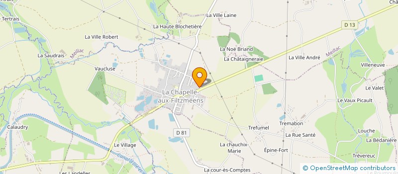 localisation de l'entreprise MADAME LAETITIA MAY LE GUELAFF à LA CHAPELLE-AUX-FILTZMEENS