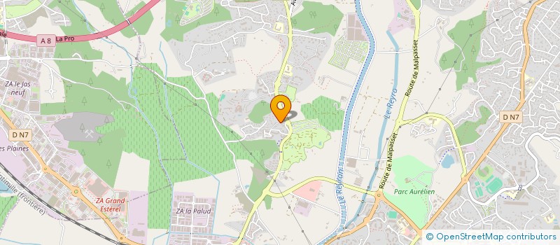 localisation de l'entreprise MADAME LAETITIA MAZADE à FREJUS