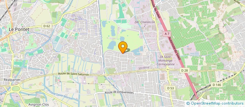 localisation de l'entreprise MADAME LAETITIA MAZATAUD  VEDENE