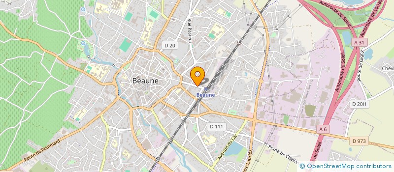 localisation de l'entreprise MADAME LAETITIA MAZUE à BEAUNE