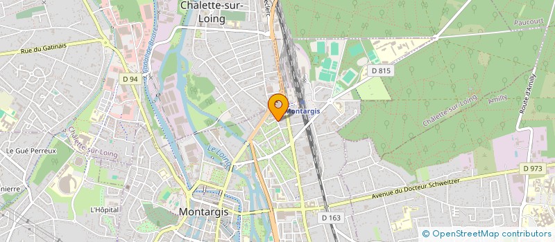 localisation de l'entreprise MADAME LAETITIA MENARD à MONTARGIS