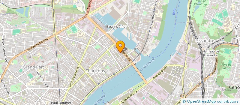 localisation de l'entreprise MADAME LAETITIA MENDAS  BORDEAUX