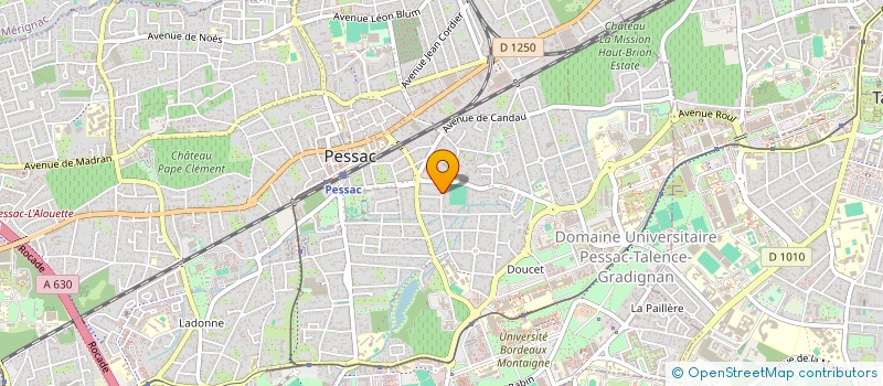 localisation de l'entreprise MADAME LAETITIA MENE à PESSAC