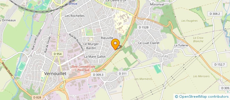 localisation de l'entreprise MADAME LAETITIA MENETRIER à DREUX