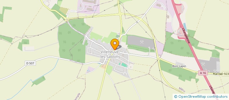 localisation de l'entreprise MADAME LAETITIA MENIER  VILLENEUVE-LES-SABLONS