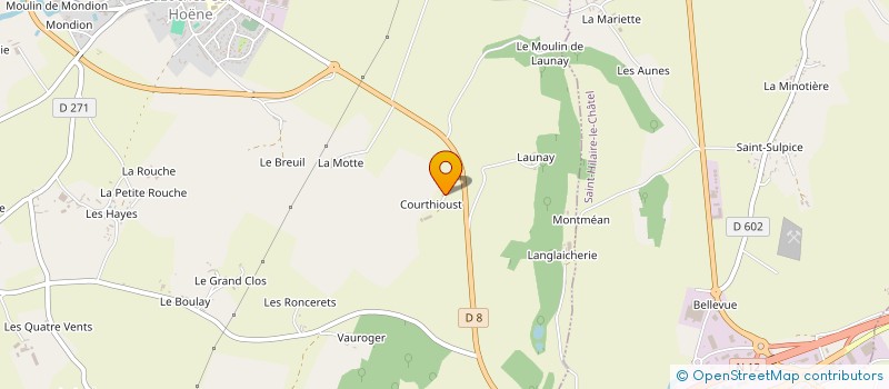 localisation de l'entreprise MADAME LAETITIA METAYER à BAZOCHES-SUR-HOENE