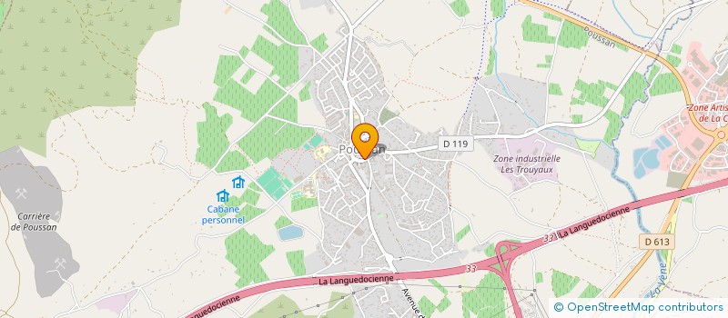 localisation de l'entreprise MADAME LAETITIA MEUNIER à POUSSAN