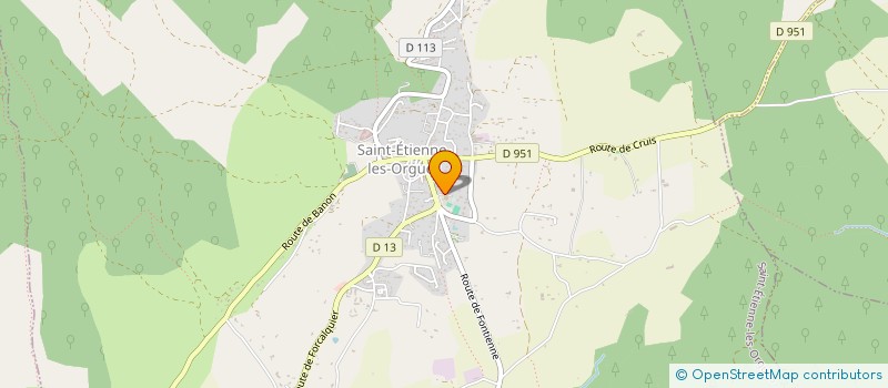 localisation de l'entreprise MADAME LAETITIA MEYER  SAINT-ETIENNE-LES-ORGUES