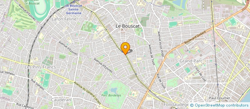 localisation de l'entreprise MADAME LAETITIA MEYNET à LE BOUSCAT