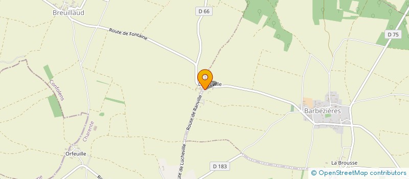 localisation de l'entreprise MADAME LAETITIA MICHAUX à RANVILLE-BREUILLAUD