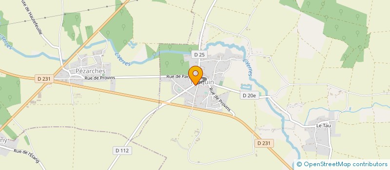 localisation de l'entreprise MADAME LAETITIA MICHEL  TOUQUIN