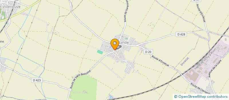 localisation de l'entreprise MADAME LAETITIA MICHOT  CLERLANDE