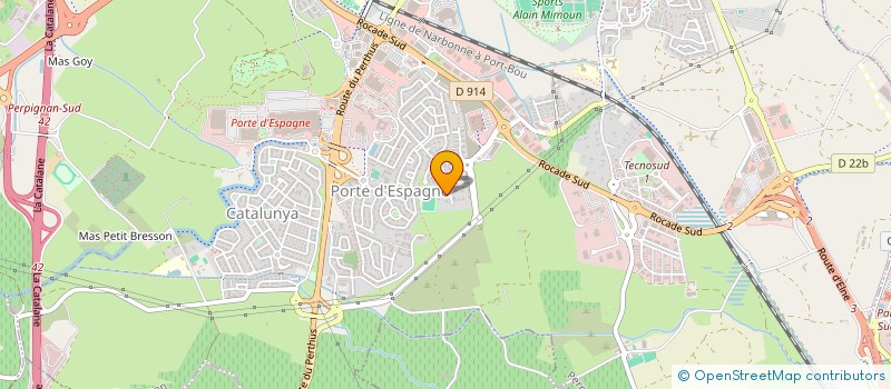 localisation de l'entreprise MADAME LAETITIA MIGAUD  PERPIGNAN