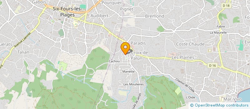 localisation de l'entreprise MADAME LAETITIA MIGLIORISI à LA SEYNE-SUR-MER