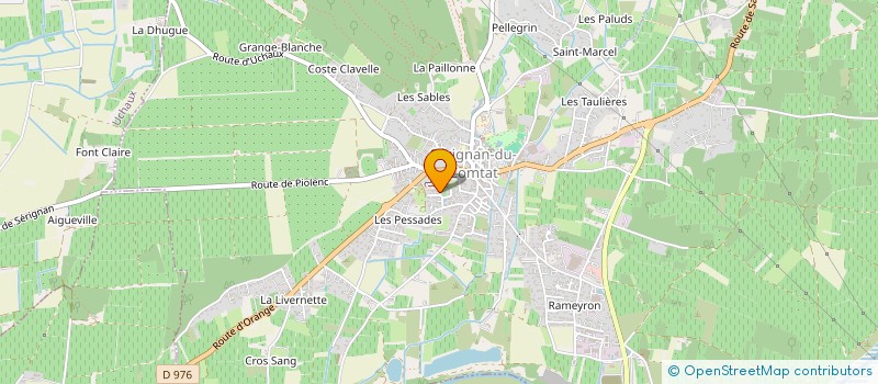 localisation de l'entreprise MADAME LAETITIA MILINAIRE  SERIGNAN-DU-COMTAT