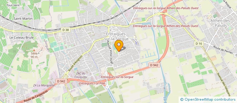 localisation de l'entreprise MADAME LAETITIA MOLINA  ENTRAIGUES-SUR-LA-SORGUE