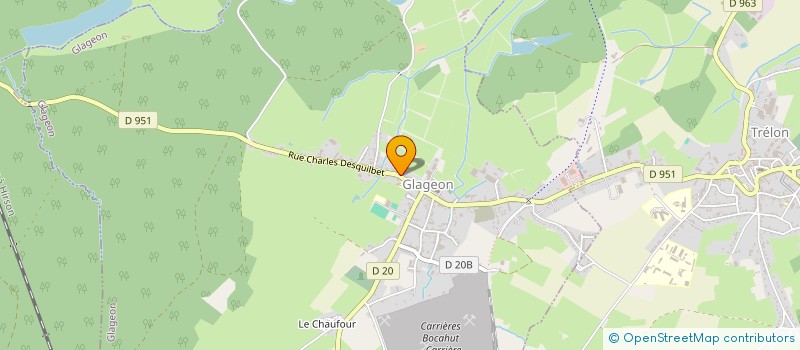 localisation de l'entreprise MADAME LAETITIA MOLLET  GLAGEON