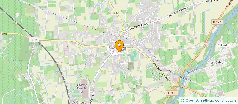 localisation de l'entreprise MADAME LAETITIA MONTIGNY à JONQUIERES