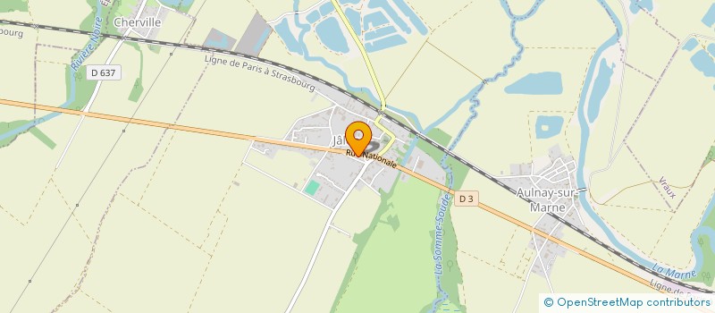 localisation de l'entreprise MADAME LAETITIA MONTREUIL  JALONS