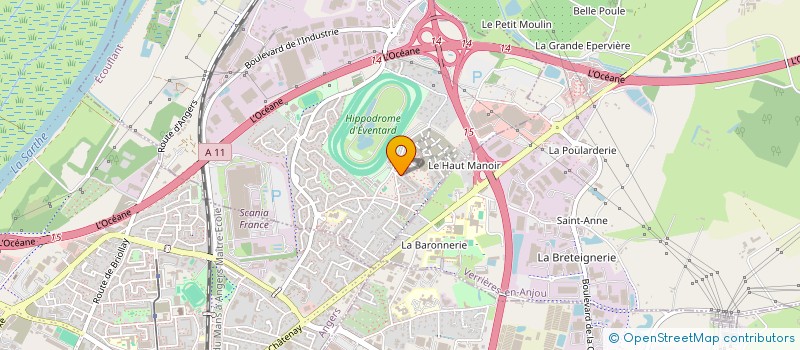 localisation de l'entreprise MADAME LAETITIA MORA à ANGERS