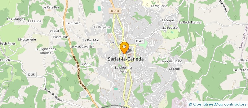 localisation de l'entreprise MADAME LAETITIA MORA à SARLAT-LA-CANEDA