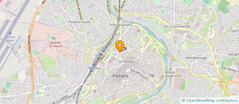 localisation de l'entreprise MADAME LAETITIA MORARDET  POITIERS