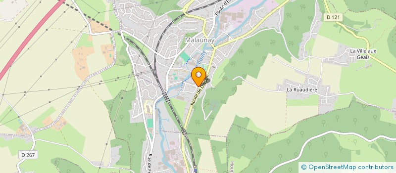 localisation de l'entreprise MADAME LAETITIA MOREL  MALAUNAY