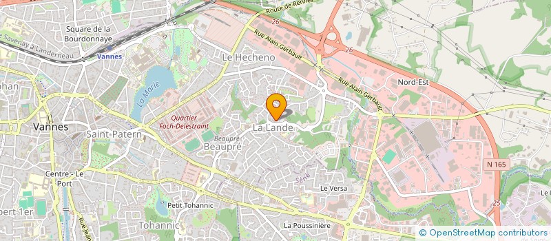 localisation de l'entreprise MADAME LAETITIA MORGAN à VANNES