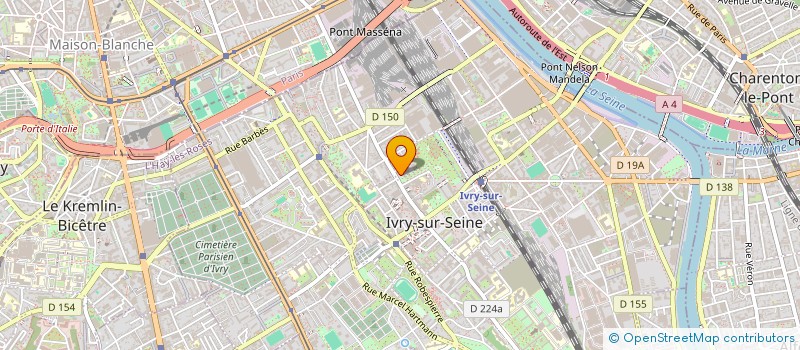 localisation de l'entreprise MADAME LAETITIA MORICE  IVRY-SUR-SEINE