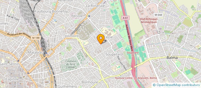 localisation de l'entreprise MADAME LAETITIA MORICHON à TOULOUSE