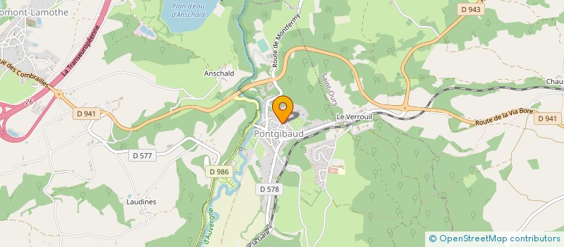 localisation de l'entreprise MADAME LAETITIA MOTA  PONTGIBAUD