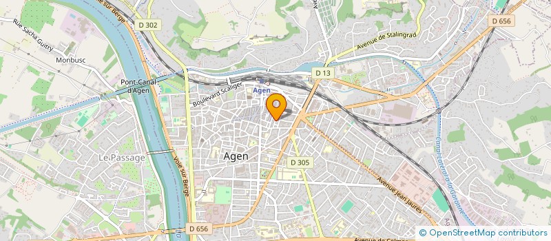 localisation de l'entreprise MADAME LAETITIA MOTTE  AGEN