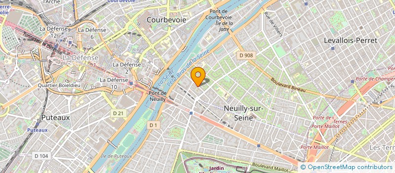localisation de l'entreprise MADAME LAETITIA MOUCHET à NEUILLY-SUR-SEINE