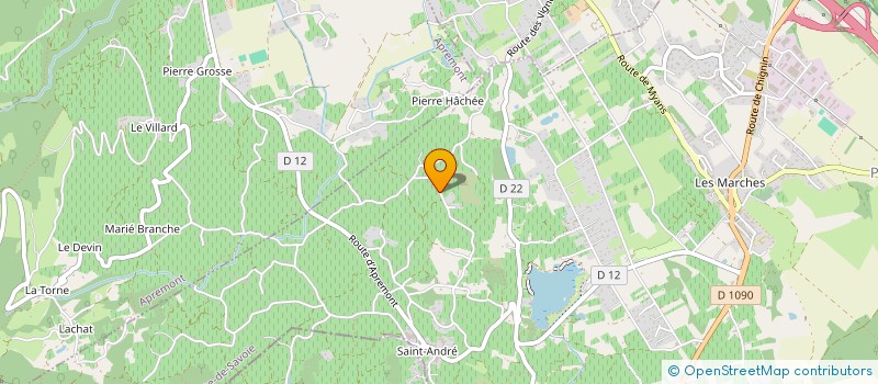 localisation de l'entreprise MADAME LAETITIA MOUGEL  PORTE-DE-SAVOIE